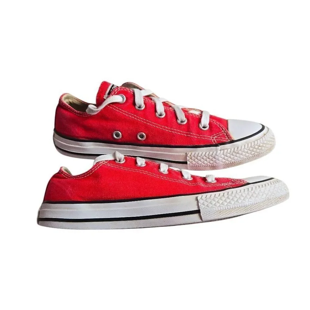 Converse red sneakers 2